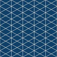 Triangle White Indigo Pattern vector