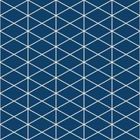 Triangle White Indigo Pattern vector