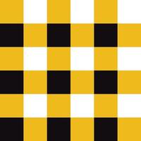 Yellow Black White Chessboard Background