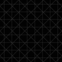 White Dash Square and Diamond Seamless on Black Background vector