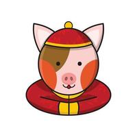 Pig Chinese  Vector