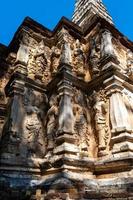 CHIANG MAI THAILAND11 JANUARY 2020Wat Chet Yot templeB.E. 1998 King Bhumibol Adulyadej The 9th King of the Mangrai Dynasty built of laterite decorated with stucco designs. Is a Bodh Gaya pagoda.