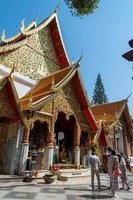 CHIANG MAI THAILAND12 JANUARY 2020Wat Phra That Doi Suthep temple The temple is 689 meters high from the plains of Chiang Mai and 1046 meters above sea level.The most important temple in Chiang Mai
