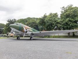 Royal Thai Air Force Museum BANGKOKTHAILAND18 AUGUST 2018 The exterior of the aircraft has many large aircraft. To learn more closely. on18 AUGUST 2018 in Thailand. photo