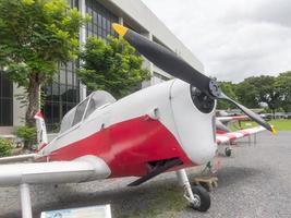 Royal Thai Air Force Museum BANGKOKTHAILAND18 AUGUST 2018 The exterior of the aircraft has many large aircraft. To learn more closely. on18 AUGUST 2018 in Thailand. photo