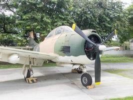 Royal Thai Air Force Museum BANGKOKTHAILAND18 AUGUST 2018 The exterior of the aircraft has many large aircraft. To learn more closely. on18 AUGUST 2018 in Thailand. photo