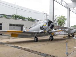 Royal Thai Air Force Museum BANGKOKTHAILAND18 AUGUST 2018 The exterior of the aircraft has many large aircraft. To learn more closely. on18 AUGUST 2018 in Thailand. photo