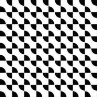 Black Circle in Square Seamless on White Background vector