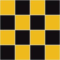 Yellow Black Chessboard Background vector