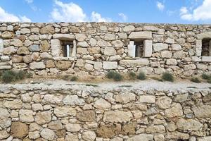 bastión de la ciudadela fortezza en la ciudad de rethymno, creta, grecia foto
