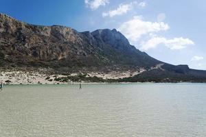 Views of the Bay of Balos, the confluence of three seas. photo