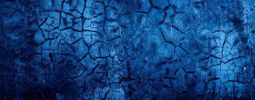 Fondo de textura de pared de hormigón de cemento abstracto azul oscuro foto