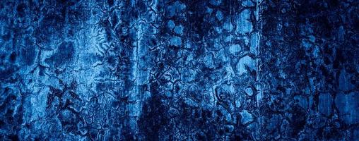 Fondo de textura de pared de hormigón de cemento abstracto azul oscuro foto