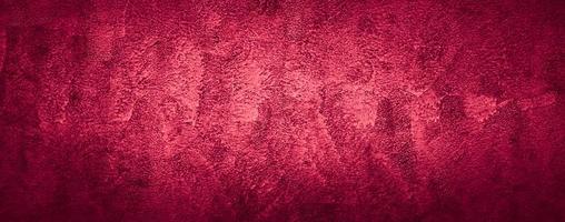 red grungy abstract cement concrete wall texture background photo