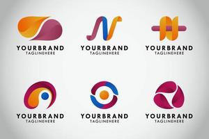 Abstract Logo Element Set vector