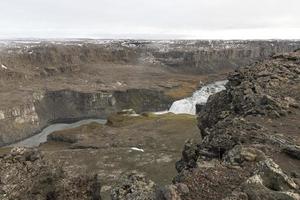 Hafragilsfoss Canyon Iceland photo