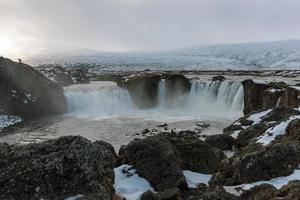 Godafoss Waterfall in Iceland photo