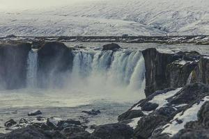 Godafoss Waterfall in Iceland photo