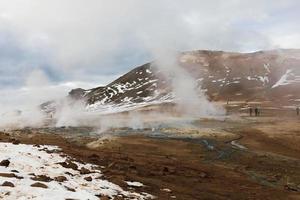 Hverir Geothermal Area, Iceland photo