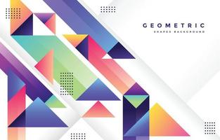 Abstract Geometric Shapes Background vector