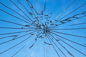 Cracked and abstract glass texture. Transparent material backdrop. Glass effect pattern. Mirror and glass background.