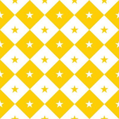 Star Yellow White Chess Board Diamond Background