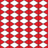 Red White Triangle vector