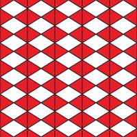 Red White Triangle vector