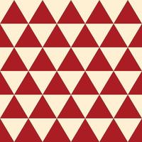 Red Cream Triangle Background. Vector Illustration.