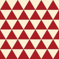 Red Cream Triangle Background. Vector Illustration.