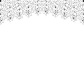Wisteria Background with copy space vector