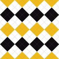 Lines Dots Yellow Black White Diamond Background