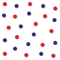 Red Blue Circle Abstract White Background vector