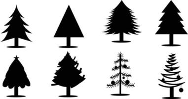 tree sketch set vector