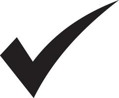 icono de verificación icono de marca de verificación. vector