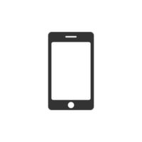 Smartphone icon isolated on white background. Vector eps10