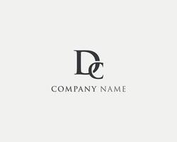 DC Letter Logo Design Template vector