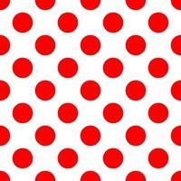 seamless dots pattern. seamless texture with red dots vector