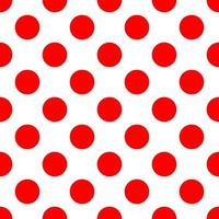 seamless dots pattern. seamless texture with red dots vector