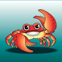 Cartoon Crab Mascot vector