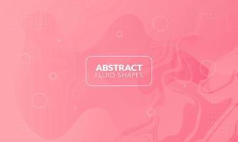 Abstract Pink Fluid Wave Background vector