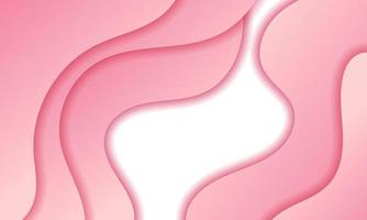 Abstract Pink Fluid Wave Background vector