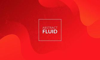 Abstract Red Fluid Wave Background vector