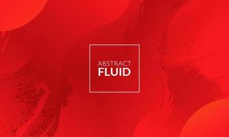 Abstract Red Fluid Wave Background
