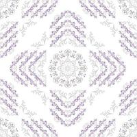 Vintage purple ornamental seamless pattern vector