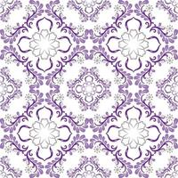 Vintage purple ornamental seamless pattern vector