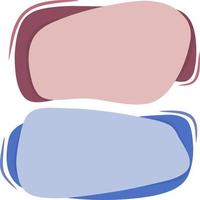 Abstract colorful banner in paper cut style vector