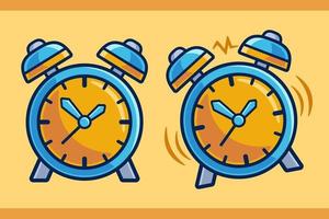 Ringing Alarm Clock Time Cartoon