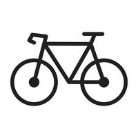 conjunto de iconos de bicicleta ecología vector