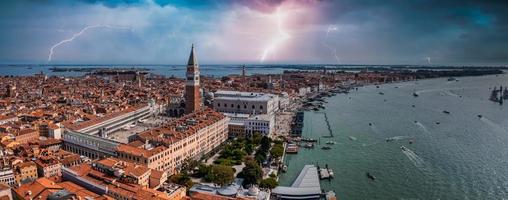 Aerial View Of Venice near Saint Mark's Square photo